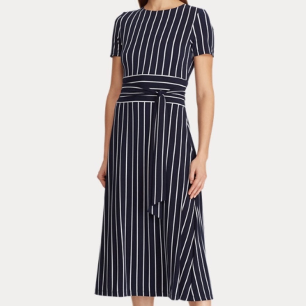 Lauren Ralph Lauren Striped Maxi/ Midi dress
